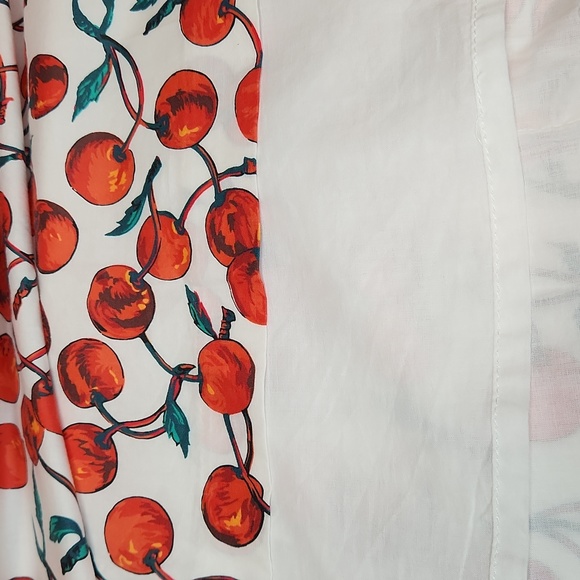 Milly Minis Girls Cherry Eden Cold Shoulder Summer Dress Size 10 ~ EUC - Picture 8 of 11